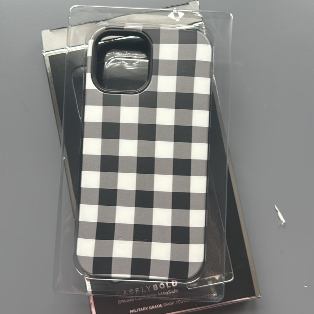 Casely - Check Me Out | Checkerboard Case Bold Coverage - iPhone 12 Pro Max Case
